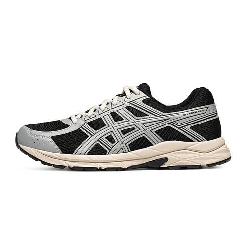 item picture sneakers mens cushioned breathable running shoes gel 4 black silvery gray t8d4q 012