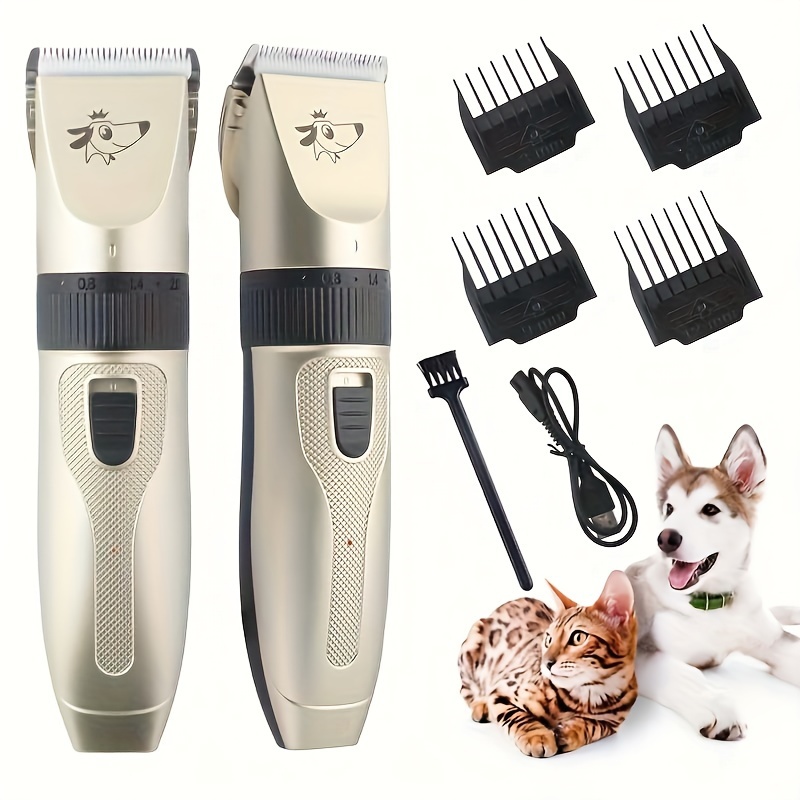 Usb Rechargeable Pet Grooming Clippers Cordless Electric Dog Temu