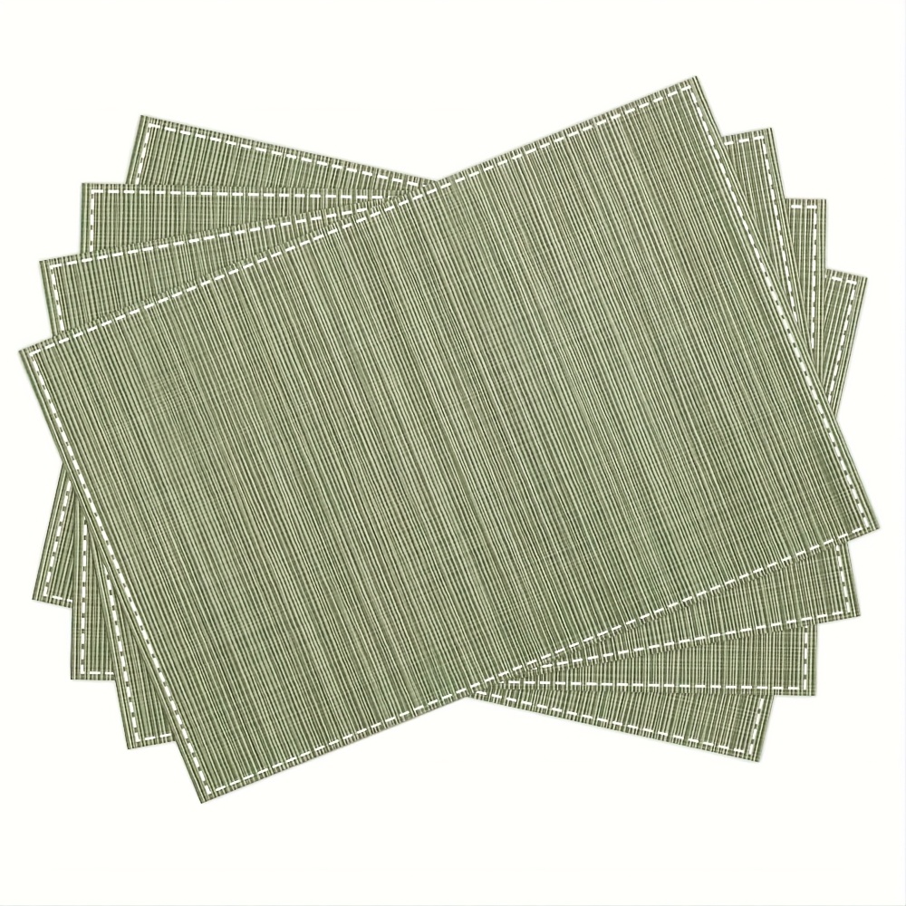 2d Flat Printing 4pcs With - Texture Suitable For Dining Table Kitchen Party Indoor Festival Dinner Party And Home Decoration Table Mat 12x18 Inches Lwy1672, 2d Flat