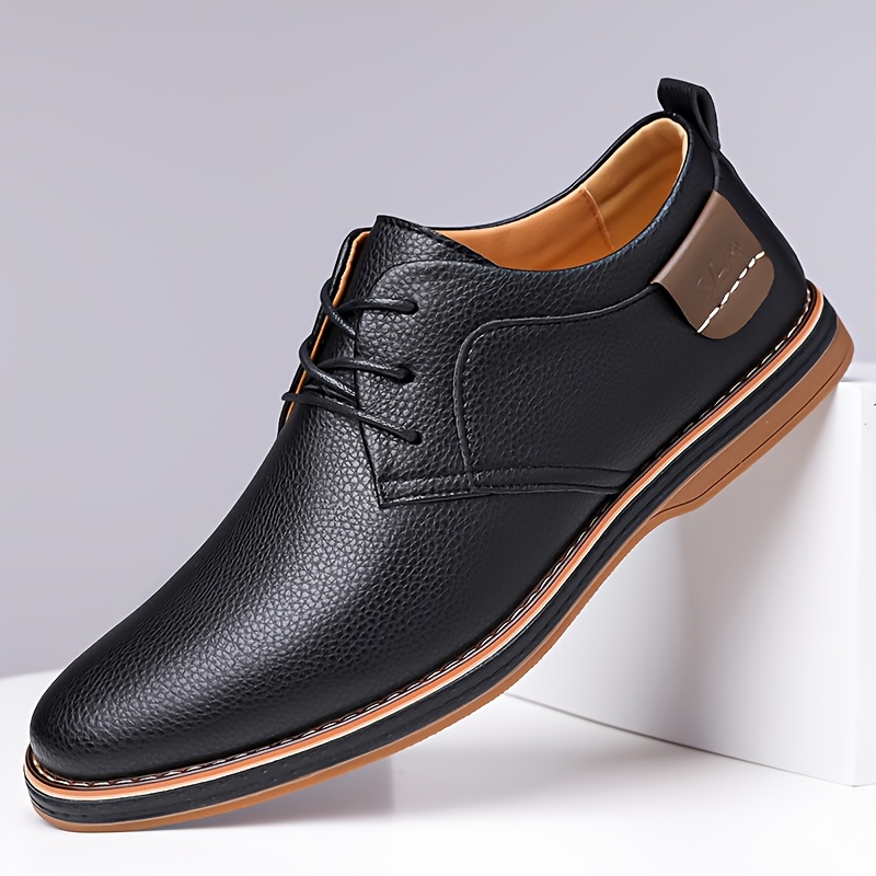 Alternative view of Zapatos Casuales de Negocios para Hombres, Oxford de Vestir con Cordones y Caña Baja para Ocasiones Formales…