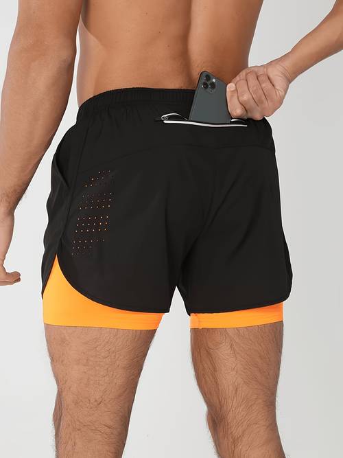pantalones cortos láser, de rápido para deportes, para correr, pantalones de fitness con cordón, para entrenamiento y running