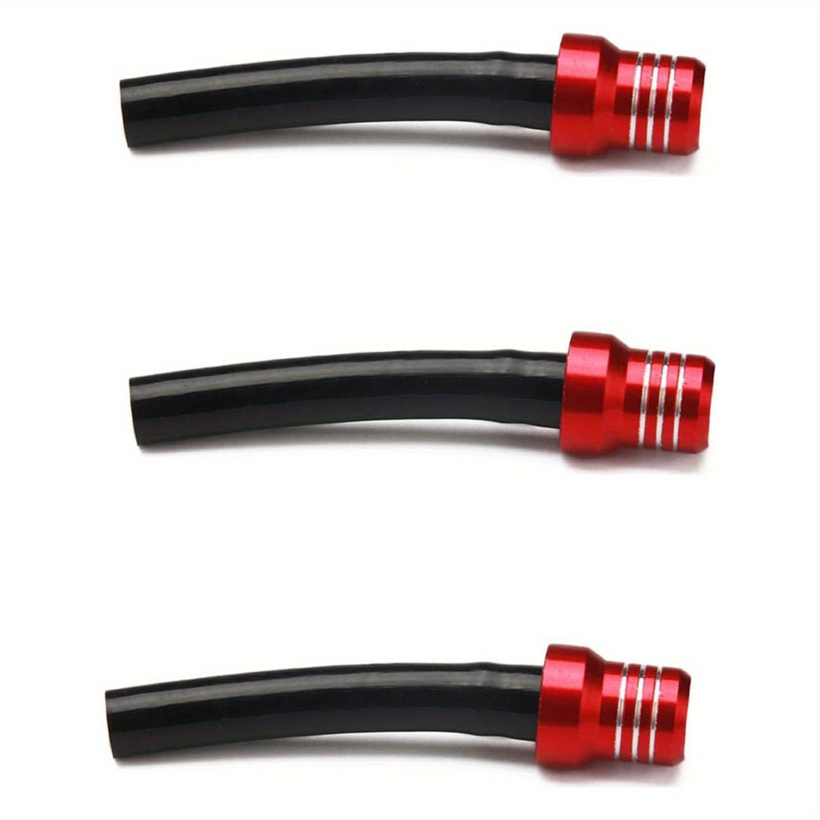 TEMU 3pcs Tuyau d'aération de moto Bouchon de réservoir de carburant - Ajustement universel CNC pour 50-450cc CRF XR KLX KX TRX ATV Dirt Pit Bike ATV