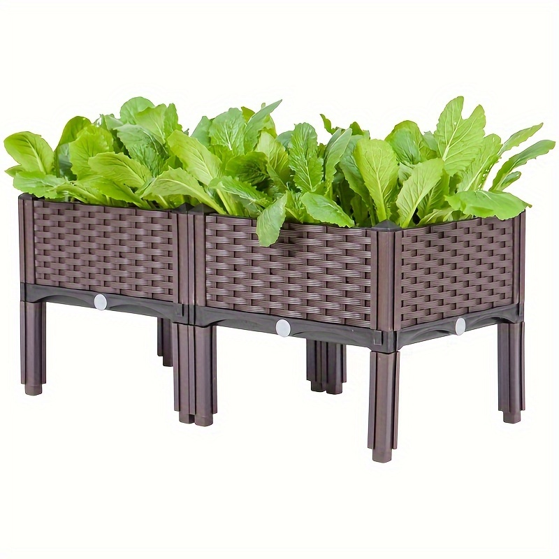 Elevated Bed Kit 31 5 X 15 75 X 14 96 Plastic Box For Vegetables For