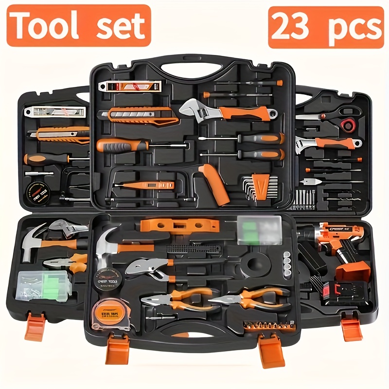  tool kit with durable steel tools and convenient storage case no assembly required tool kit for home home tool kit set details 1