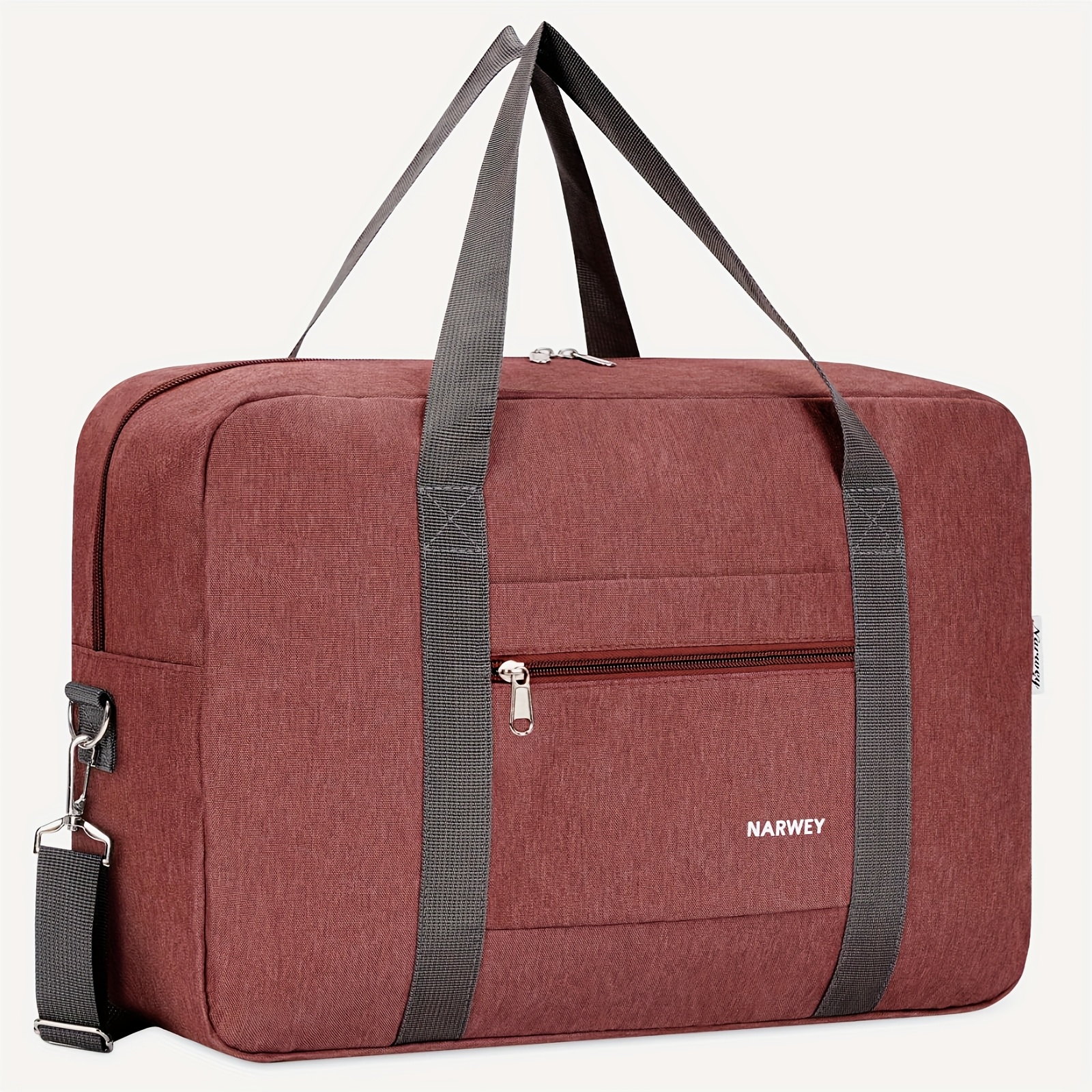 TEMU Lightweight Underseat Weekend Tote Bag For - Durable Overnight Travel With Shoulder Strap, Interior, Easy-clean Fabric & Reinforced Stitching -