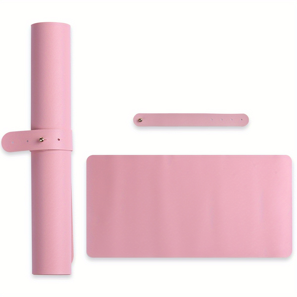 TEMU 1pc Foldable Nail Table Mat And Straps, Multifunctional Nail , Soft Pu Material, Nail (nail Table Mat , Other Tools Not Included)