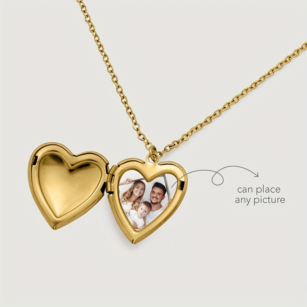 Personalized Love Photo Pendant Necklace Customized Photo Pendant Necklace