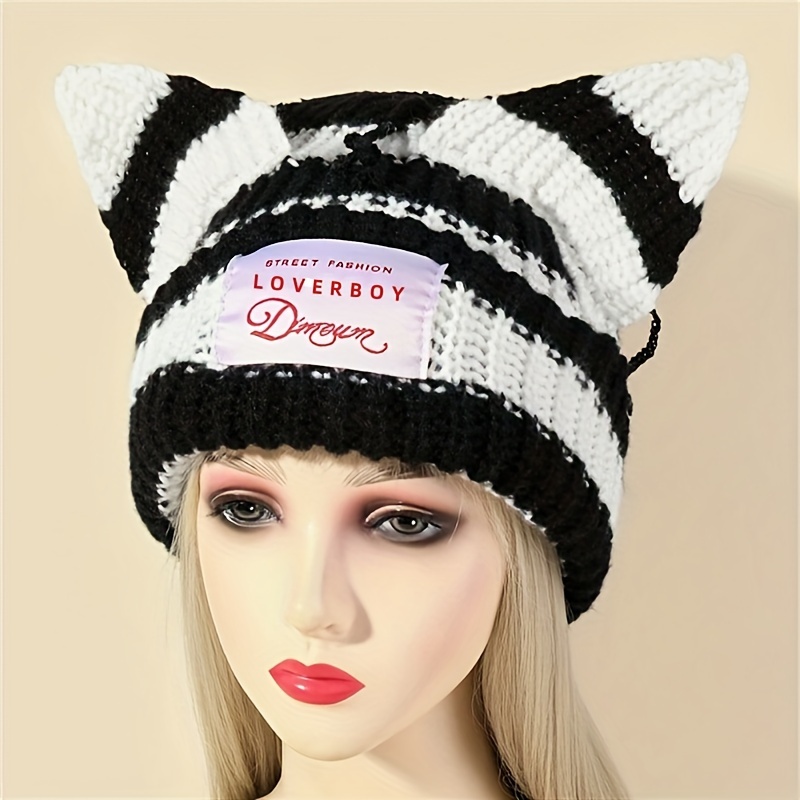 fuzzy hat y2k sold on Temu United States