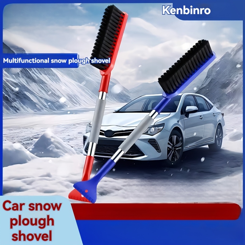 

Kenbinro 2-in-1 Universal Car Snow And Brush, Multi-functional Winter Deicing And Sweeping Tool, Uncharged Manual For Vehicle And Defrosting