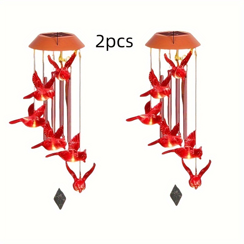 TEMU 6 Red Metal Pipes, Red For Use, For Mom , Led Commemorative Red For Decoration