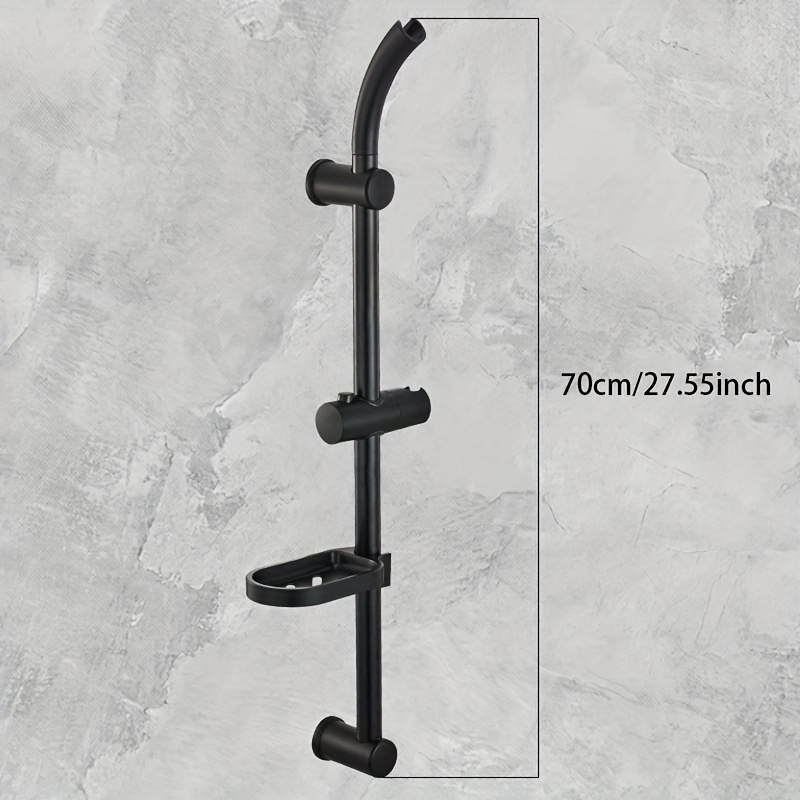 Stainless Steel Shower Riser Rail with Adjustable Height
