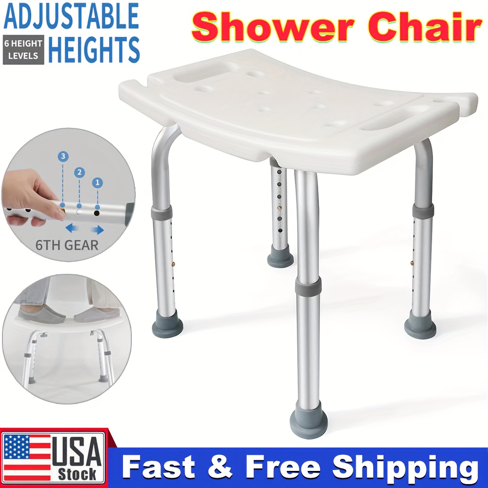 shower chair   seat with adjustable cushion height bathtub shower seat 300  