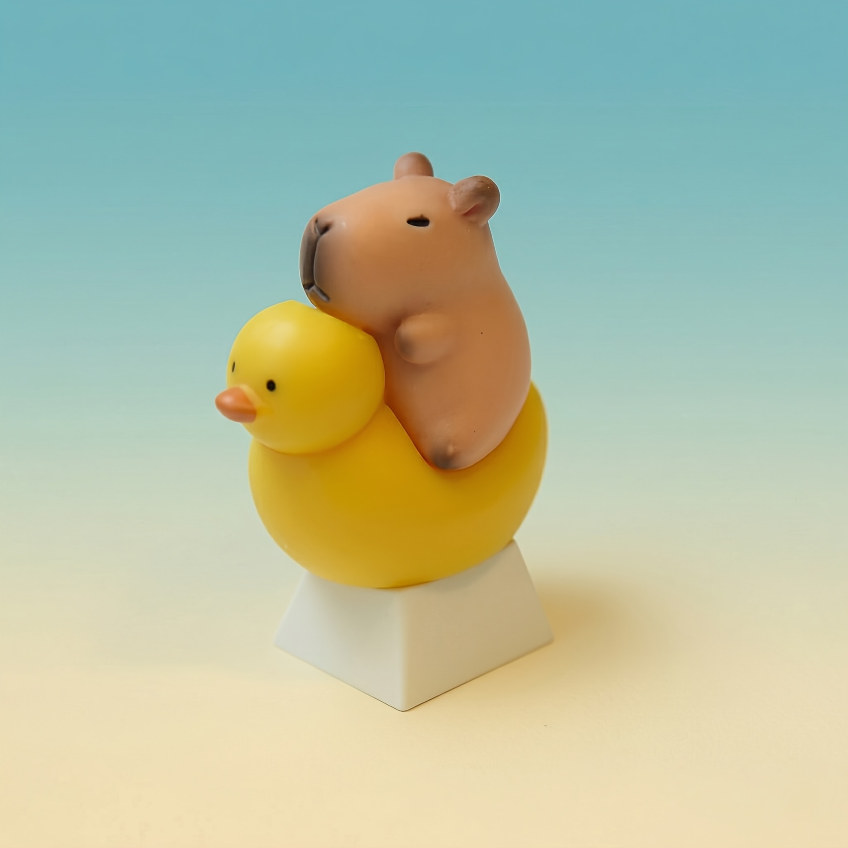 TEMU Cute Capybara Keycap Set For , Animal Theme Xda Profile Keycaps, Stylish Keyboard Accessories, Gift Choice