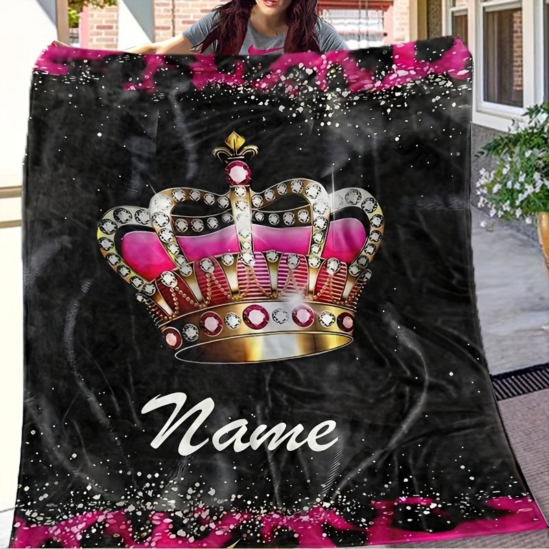 

Personalized Blanket For Women - & , Polyester, All-, Hypoallergenic, For & Camping