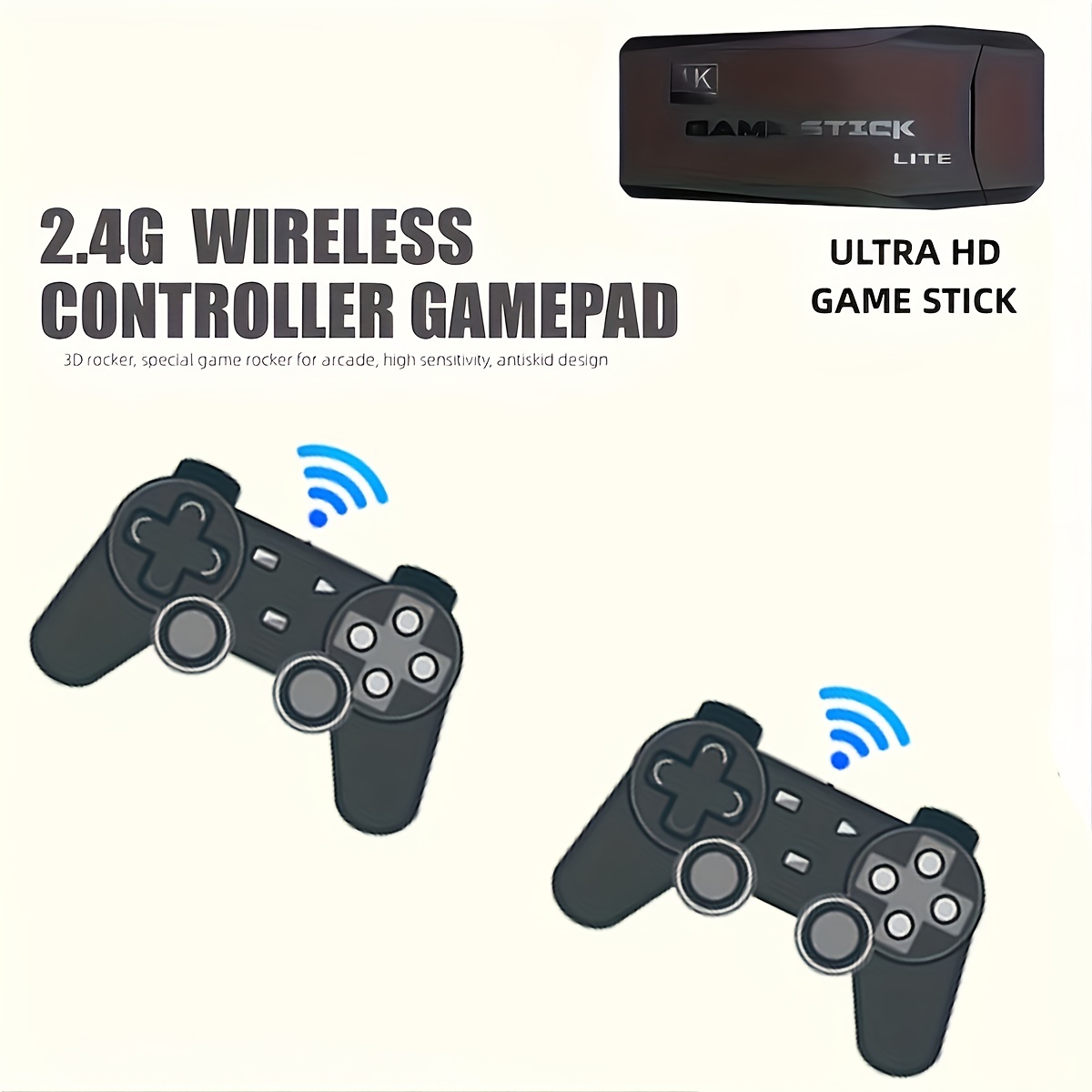 

M8 Portable Game Console: Home 2 Player Game Console, Classic Retro Wireless Video Game Stick, 2.4g Wireless Controller Plug And Play, The Best Choice For Gift Giving Christmas Gift