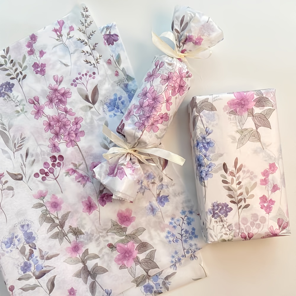 

20x14 Inch Floral Gift Wrap Paper - Plant & , For Diy Crafts, Wedding, Birthday, And Decorations