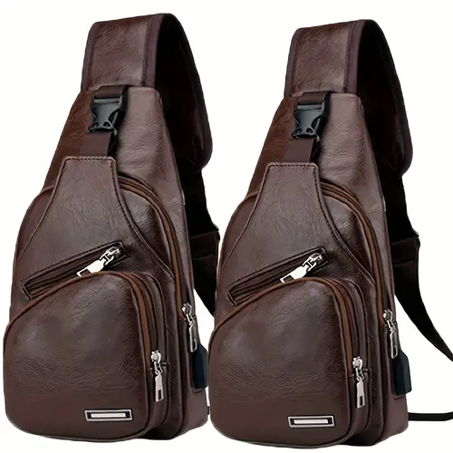 1 2 4pcs mini comfortable upgrade lightweight crossbody chest bag mens womens multi functional storage sling bag for daily use travel casual valentines day mothers day fathers day gifts fashionable couple shoulder backpack