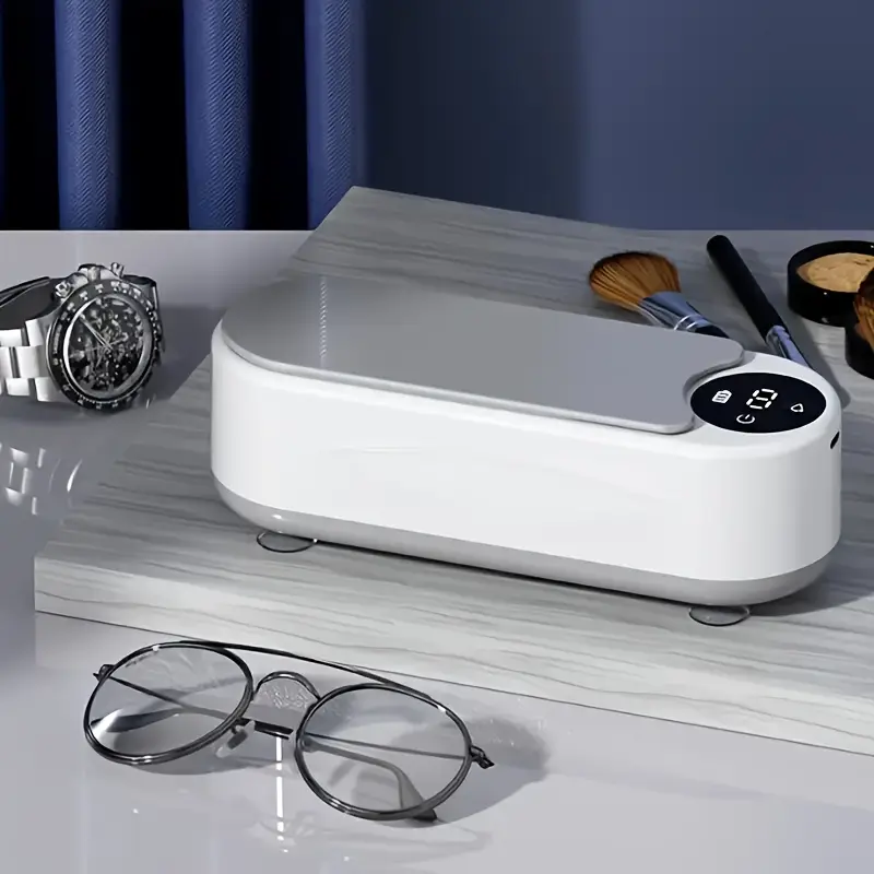 usb rechargeable ultrasonic cleaner for glasses jewelry watches high frequency vibration deep cleaning machine portable cordless design with lithium battery details 0