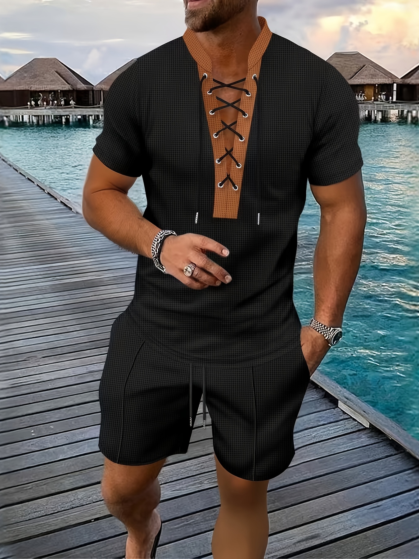 Men'S Summer Breathable Comfortable Set