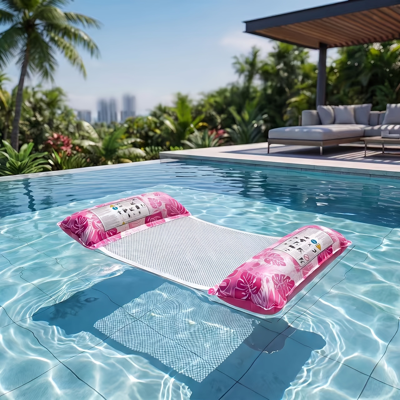 4-In-1 Multifunctional Inflatable Water Hammock for Pool & Beach