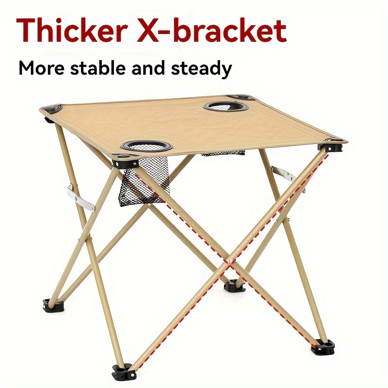 Aluminum alloy omelet folding table X-shaped bracket portable picnic table  