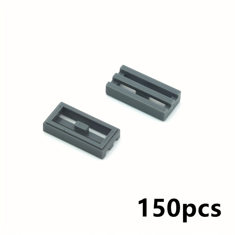150pcs 1x2 Thin Building Blocks Sewer Cover Breathable Ventilation Holes Diy Brick Accessories Conversion Parts Compatible With 2412 30244
