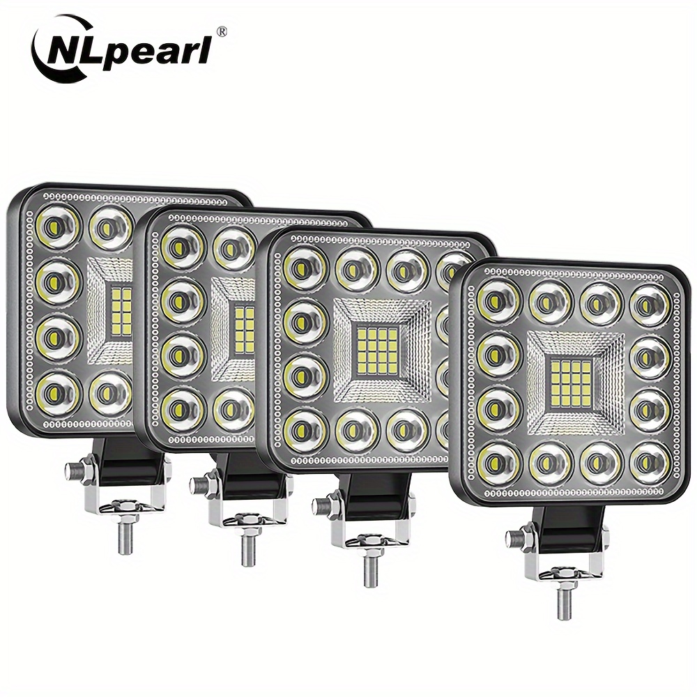 Cheap 12V 24V 48W 6500K Work Light Bar Car LED Combo Spot Flood Driving  Lamp Auto Work Light HeadLight for 4x4 Off Road Trucks Tractor