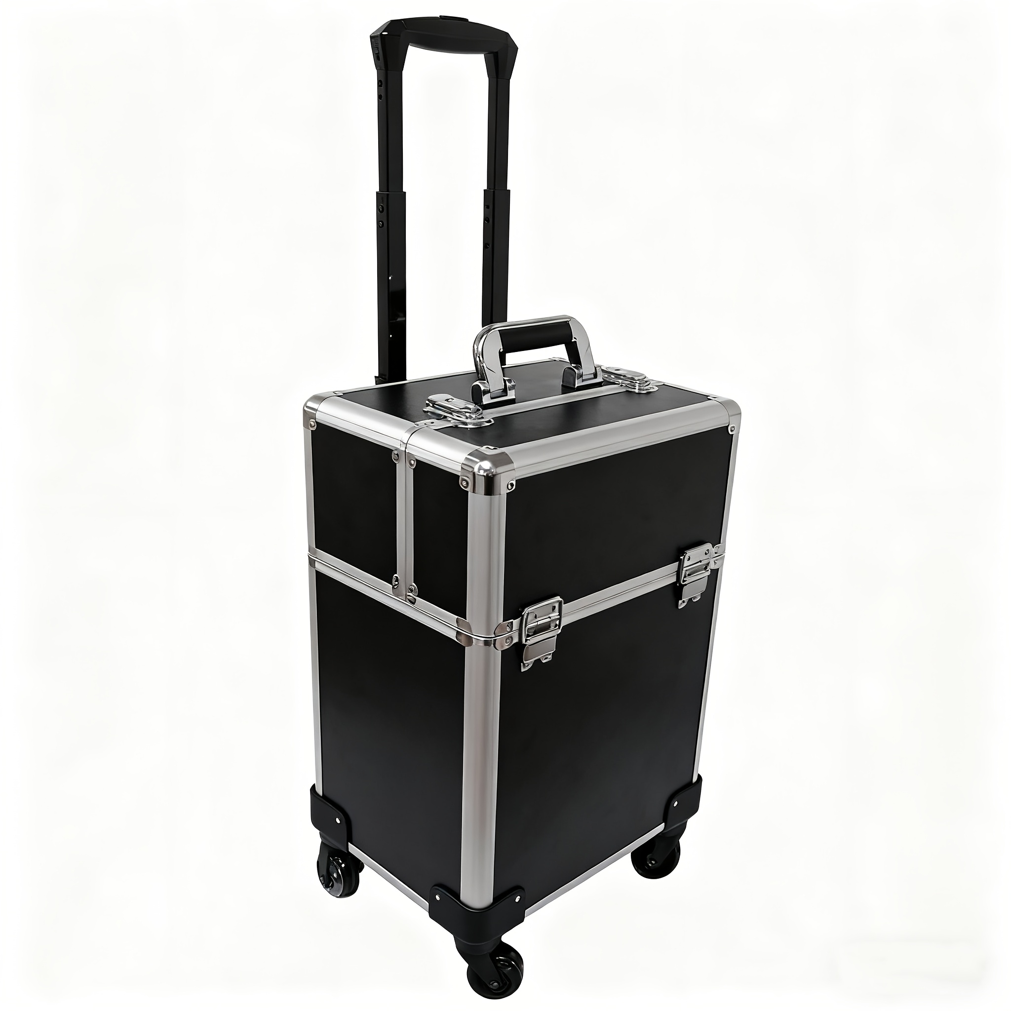 TEMU New Cosmetic Travel Case, A Thoughtful Trolley Case For Travel Storage, In 2 Colors, With Large-capacity Storage Space. Designer-recommended