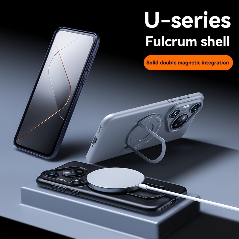 For Huawei Pura 70/Pura 70 Pro Premium Stand Phone Case, Comfortable Hand Feel, Classic Retro High Quality Pura 70 Pro Drop Resistant Case_voghion.com