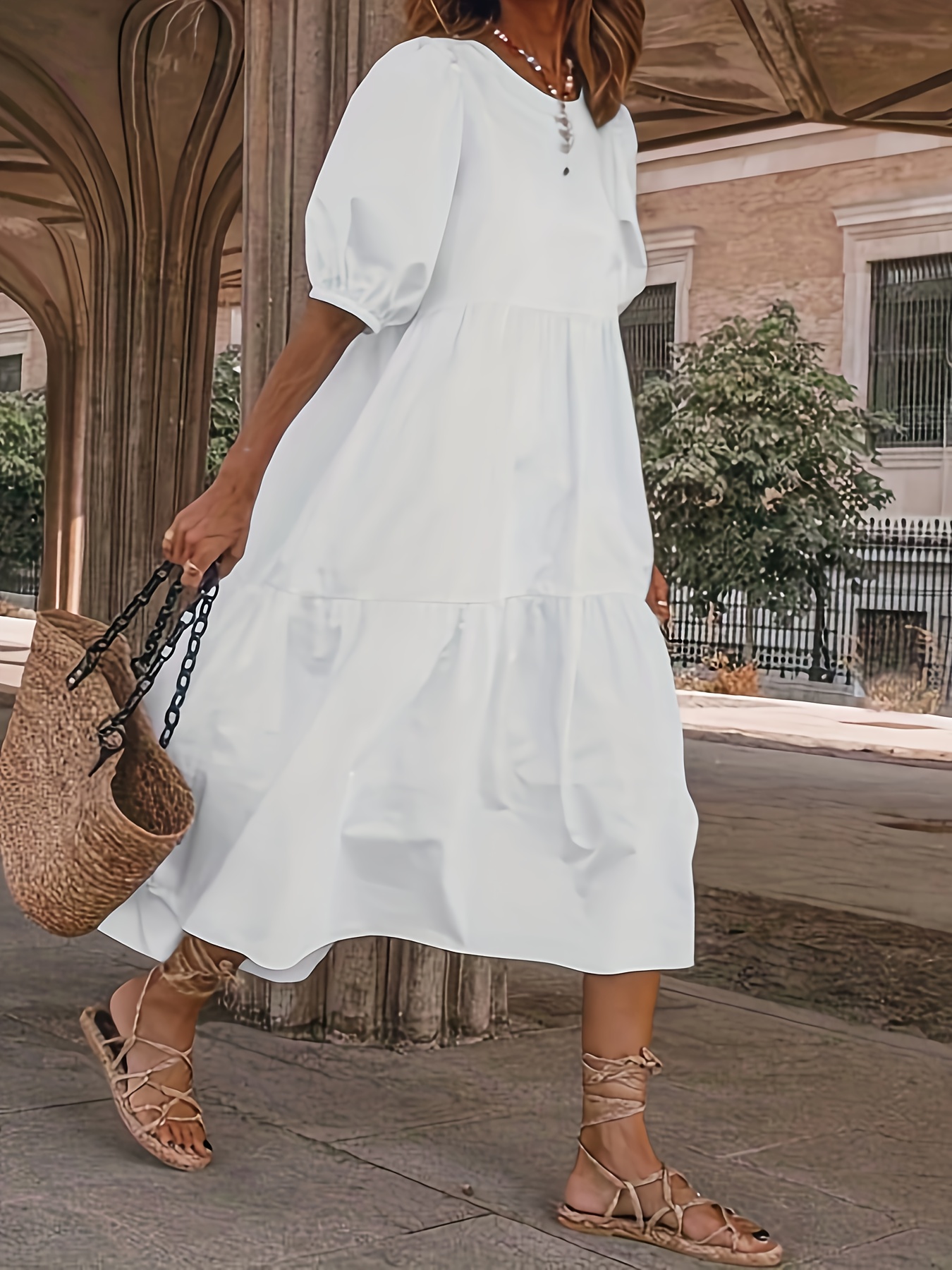 two piece vacation dresses Girl Vacation Outfit Summer Resort Two-Piece Set