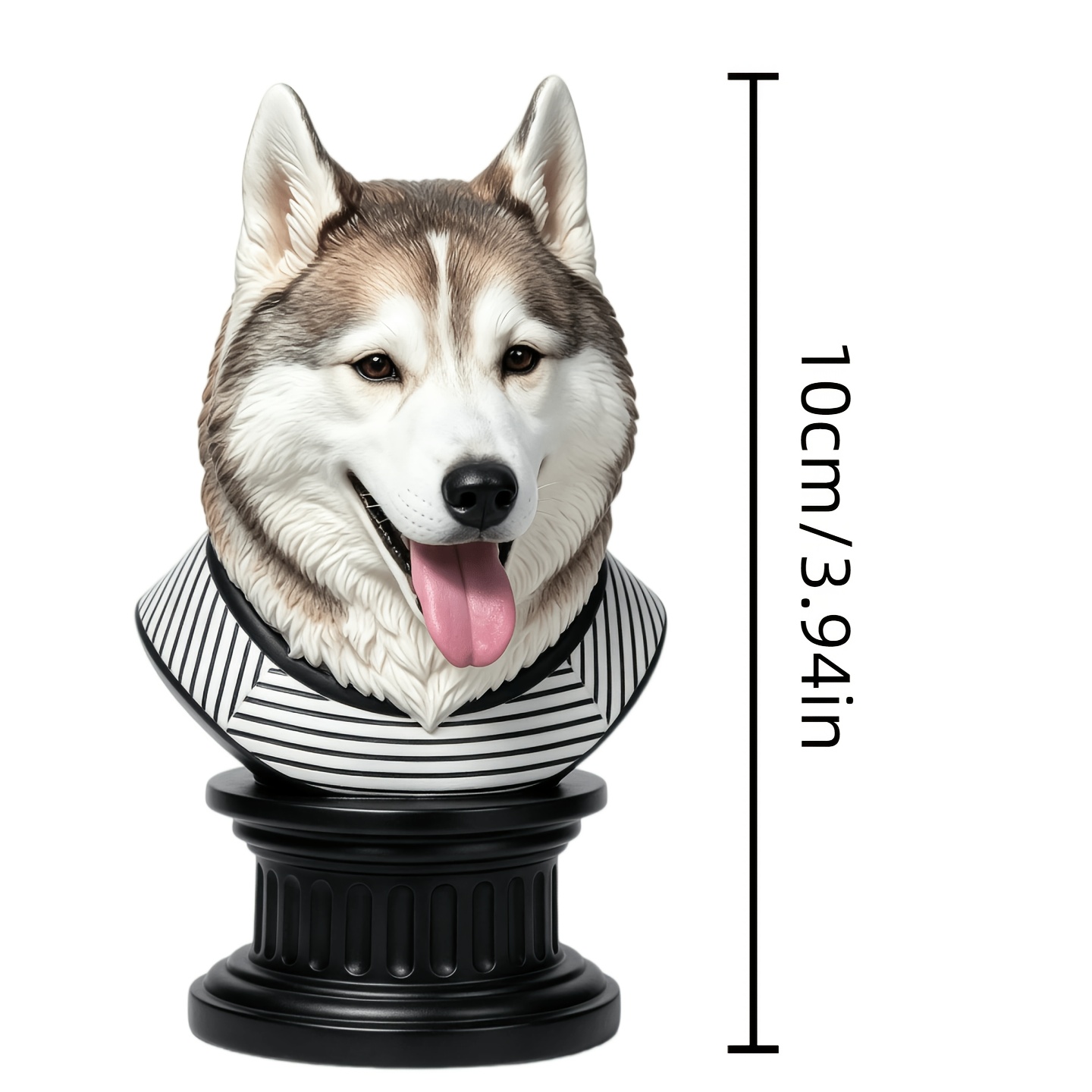 Custom Hollow Pet Bust Figure from Photo, Unique Ornament