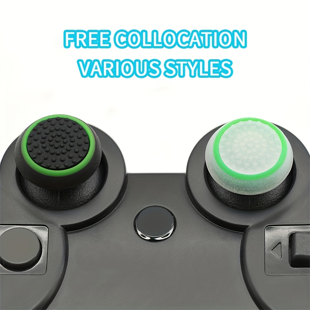 Suitable For Ps5/ps4/switch Pro/ Xbox Series S Handle 4 Universal Rocker Cap Thumb Grip Protective Cover Keycap Silicone Gift For Birthday/Easter/Boy/Girlfriend