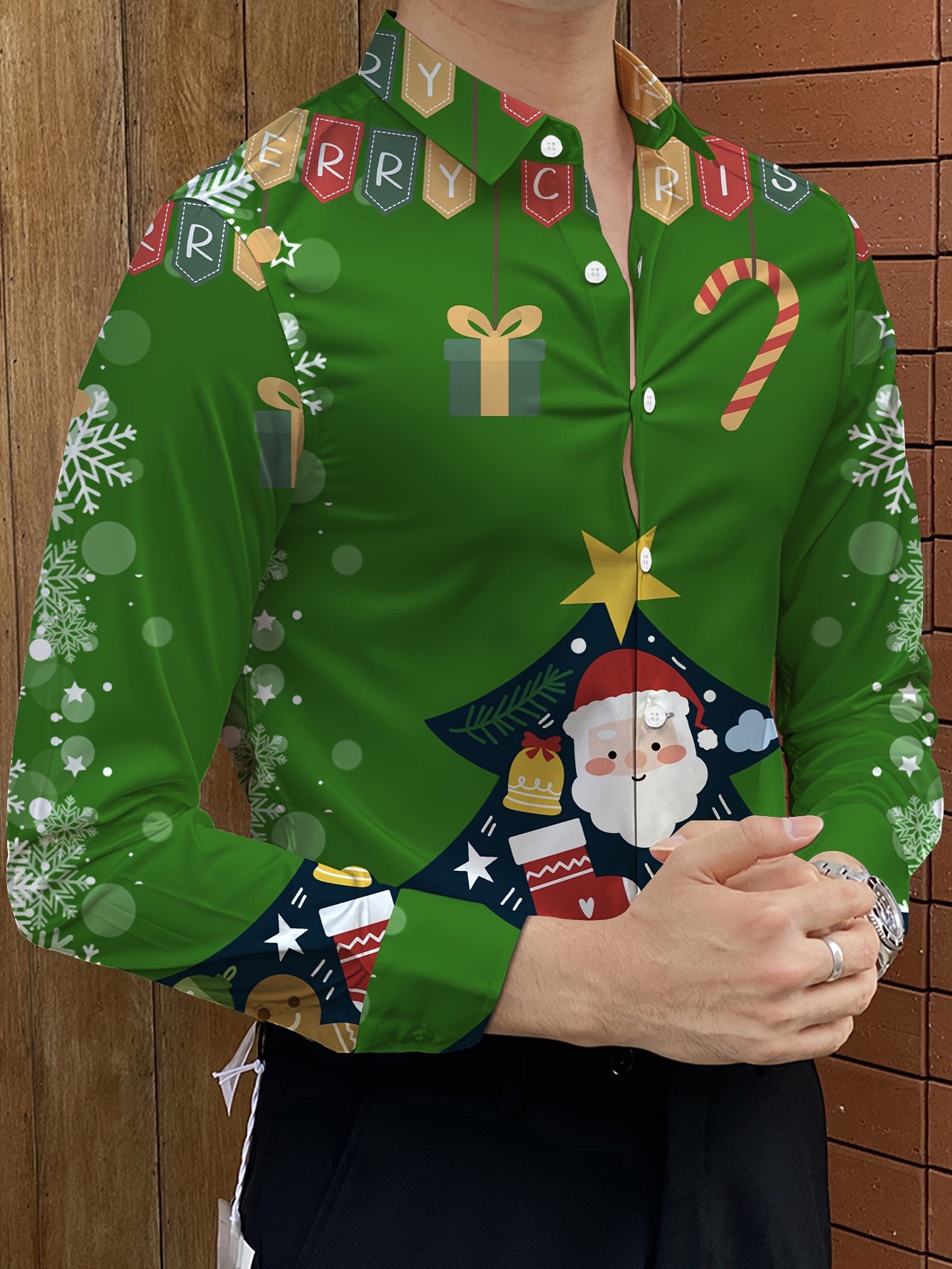 mens dress shirt christmas style | Temu Nigeria