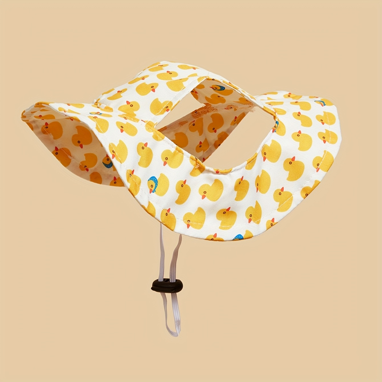 E-shop Frischer Stil Bedruckter Sonnenschutz Niedlicher Ohrenfreier Hut Anti-Fall Verstellbarer Sonnenschutz Nicht-Einschränkende Ohren Geeignet für