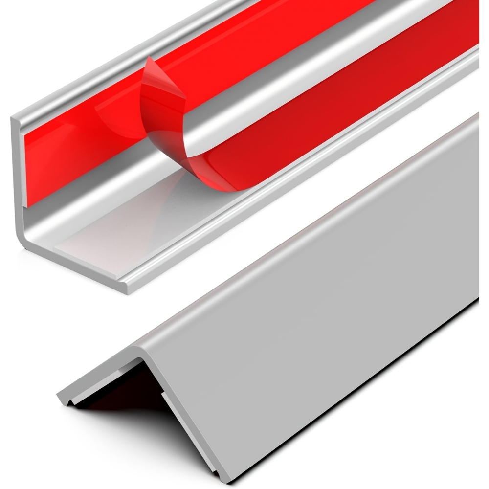 TEMU 1 Roll 118.11 Inch Self-adhesive Pvc Flexible Corner Protector, Wall Corner Protector Molding, Decorative Peel-and-stick Edge Protector, ,