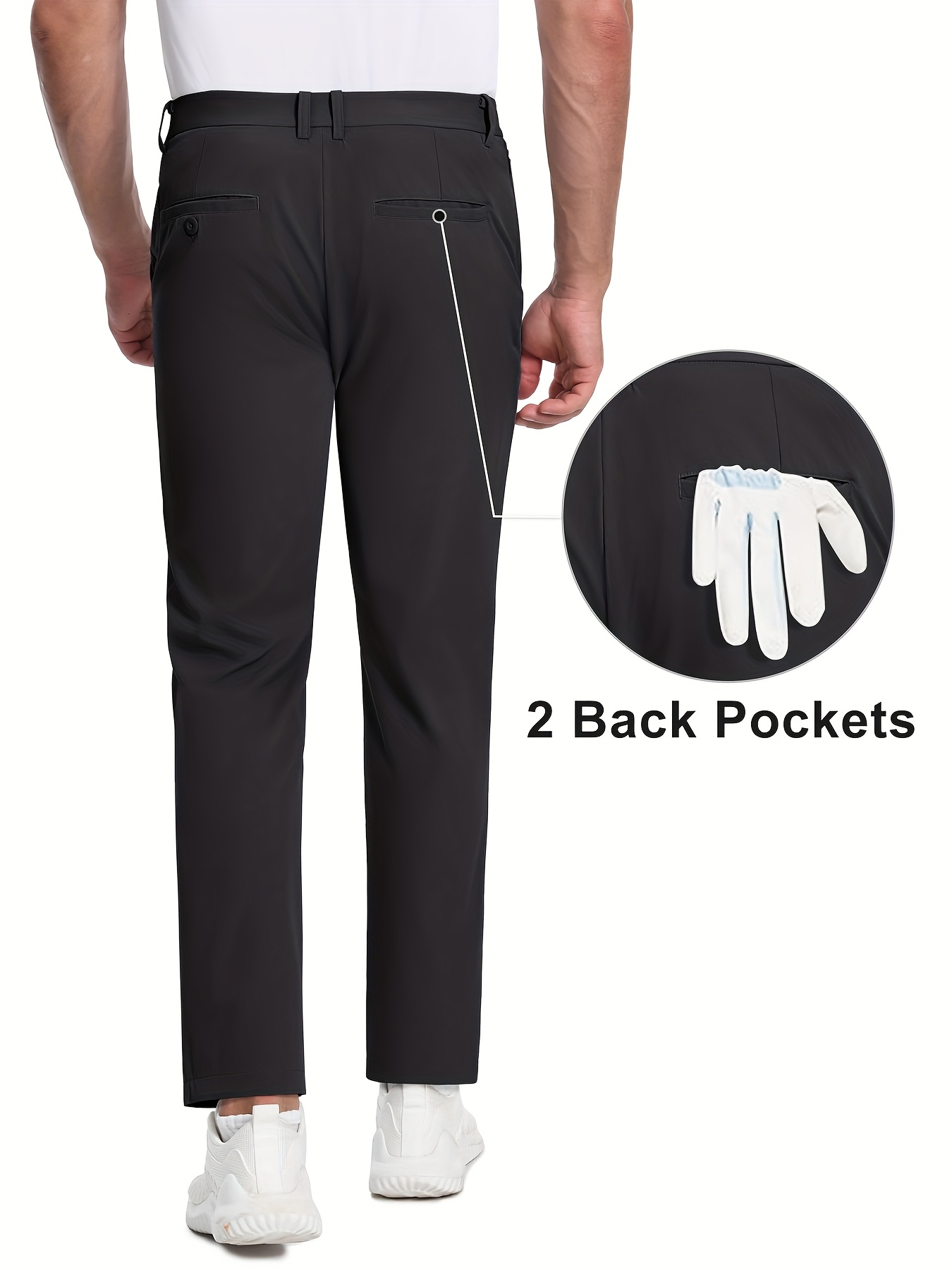 mens golf pants quick dry breathable lightweight 4 way - Temu