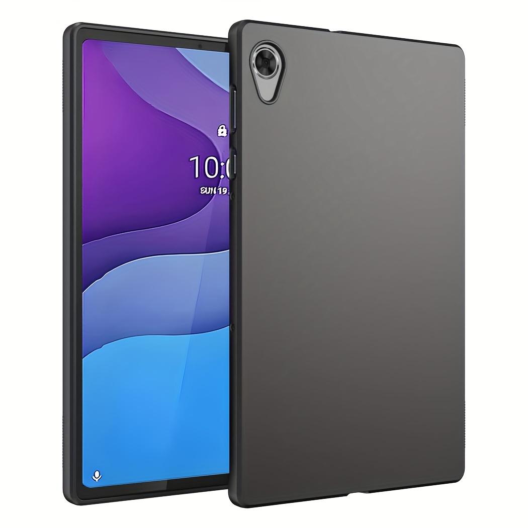TEMU Tpu Black Case For Tab M10 Hd Gen .1'' Tb-x306x Tb-x306f M10 Hd (2nd Gen) Frosted Cases Shockproof Soft Flexible Tablet Protective Shell Black