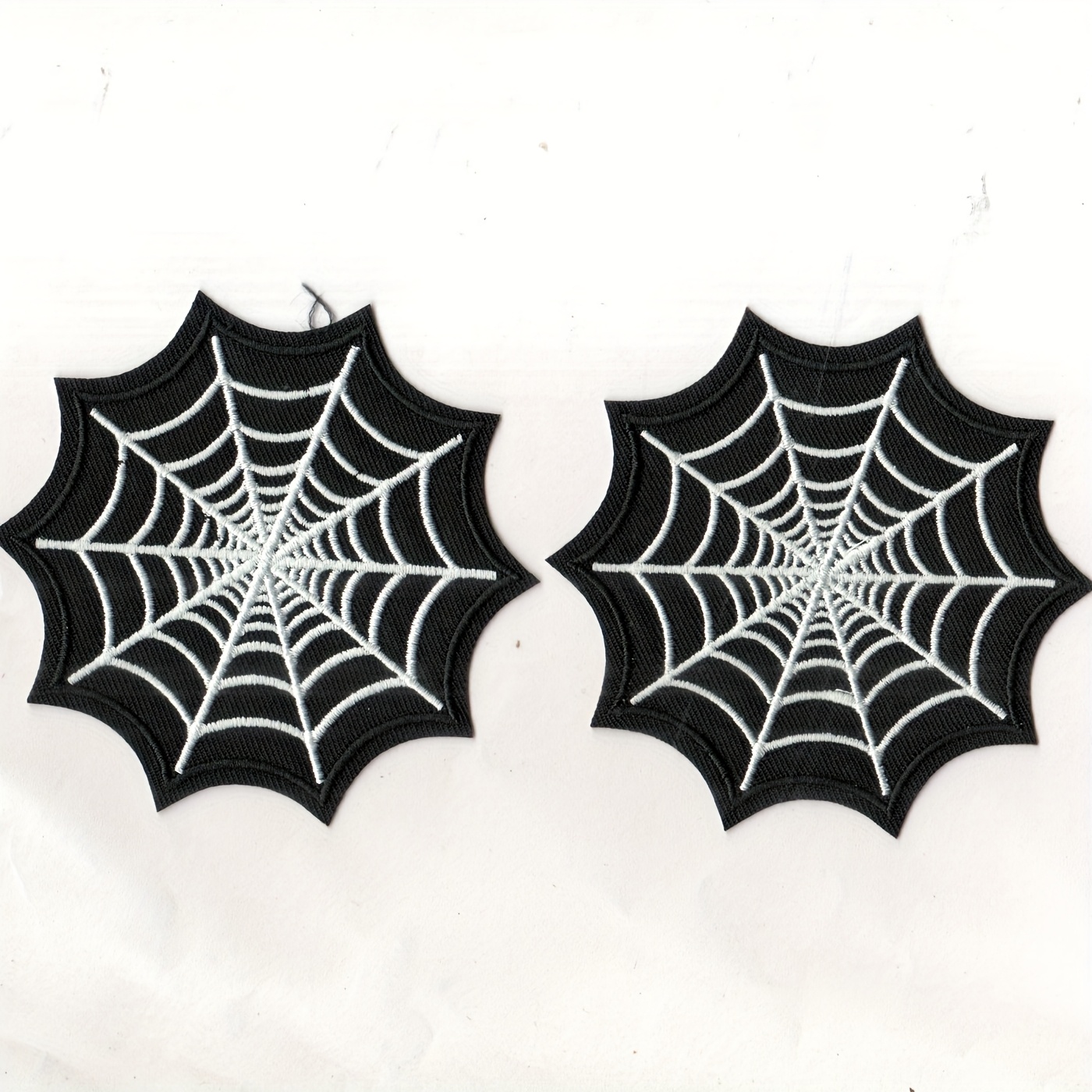 TEMU 2 parches bordados con diseño de (para planchar), parches de accesorios para disfraces de Halloween, adecuados para ropa, bolsos, zapatos,