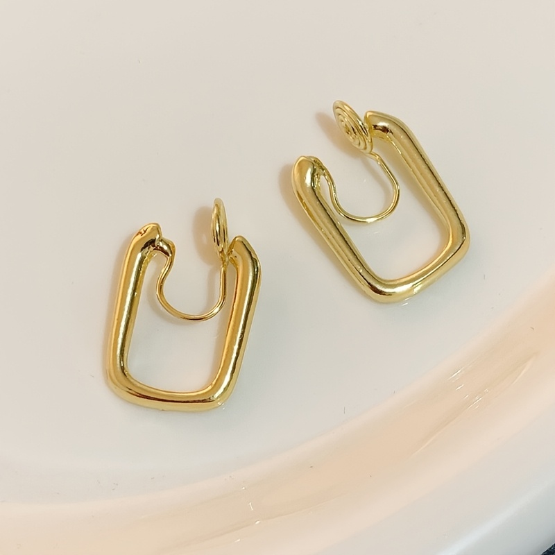 U-shaped Premium Metallic Temperament No-piercing Ear Clips