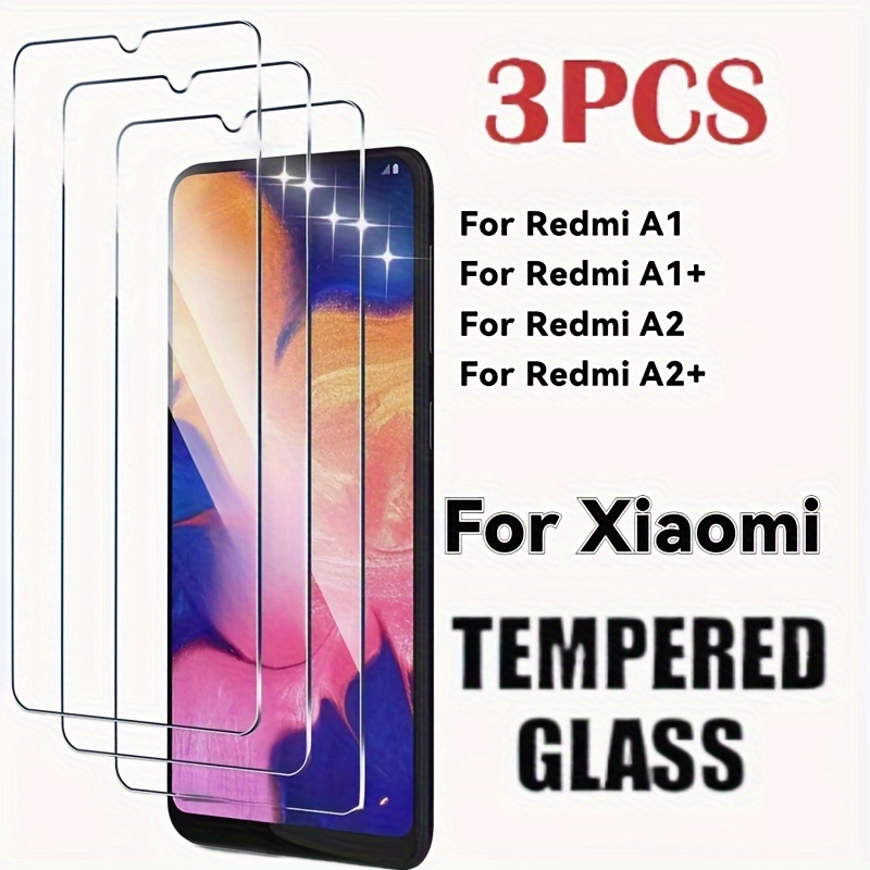 

3pcs Tempered Glass Screen Protector For Xiaomi Redmi A1 A2 A1+ A2+ | Hd Clear, Scratch-resistant, Glossy Surface, Easy Installation