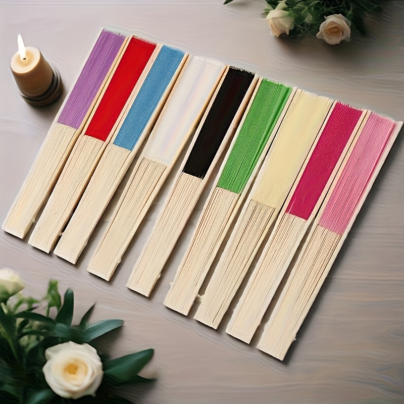 TEMU 20 Pezzi Ventagli Decorativi Eleganti per Matrimoni, Feste, Addii al Nubilato - per Damigelle, Decorazioni per Feste, Ventagli Nuziali (Senza /)