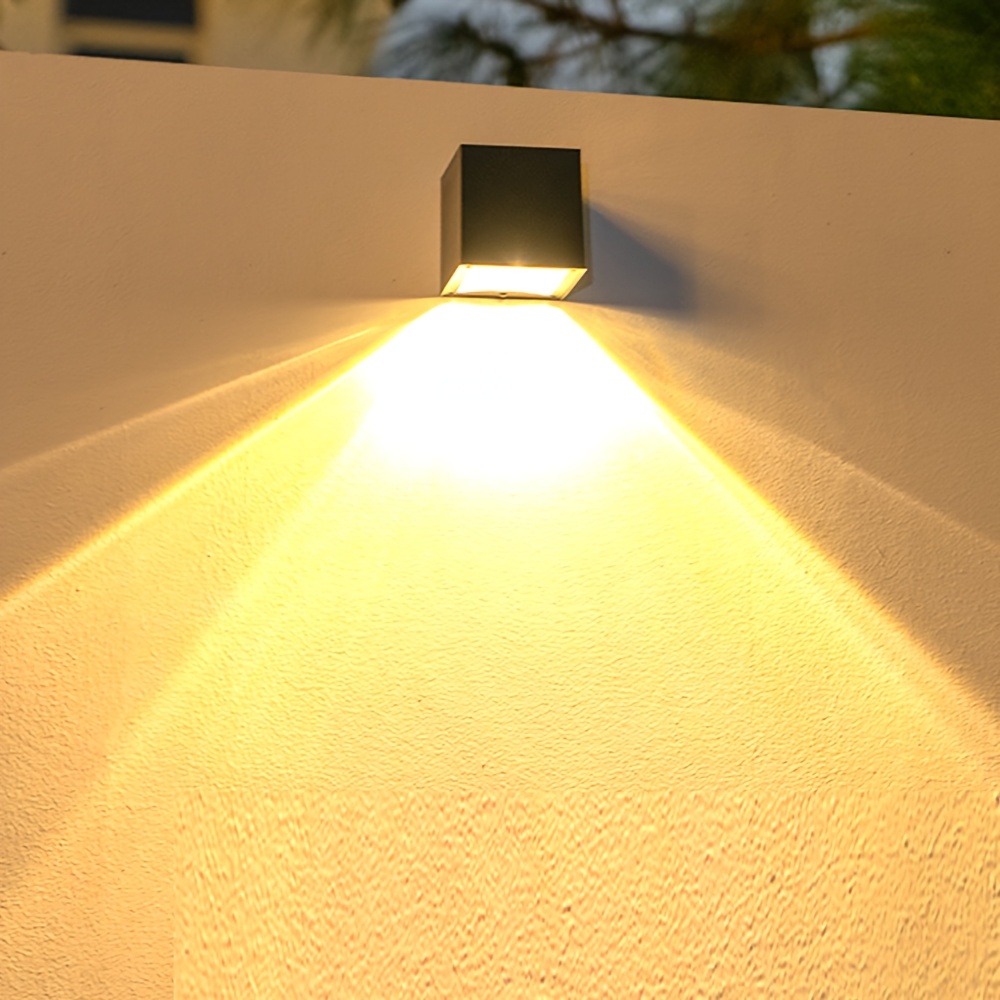 Upgraded Solar Wall Light with Adjustable Lighting Modes