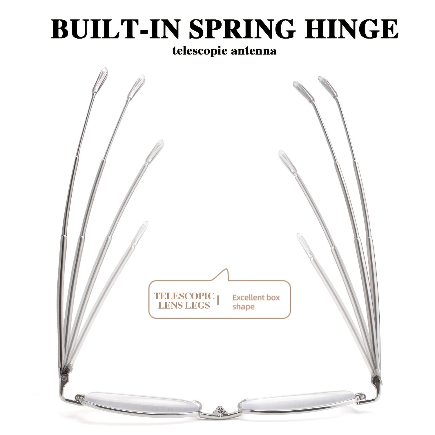 Portable Retractable Foldable Reading Glasses