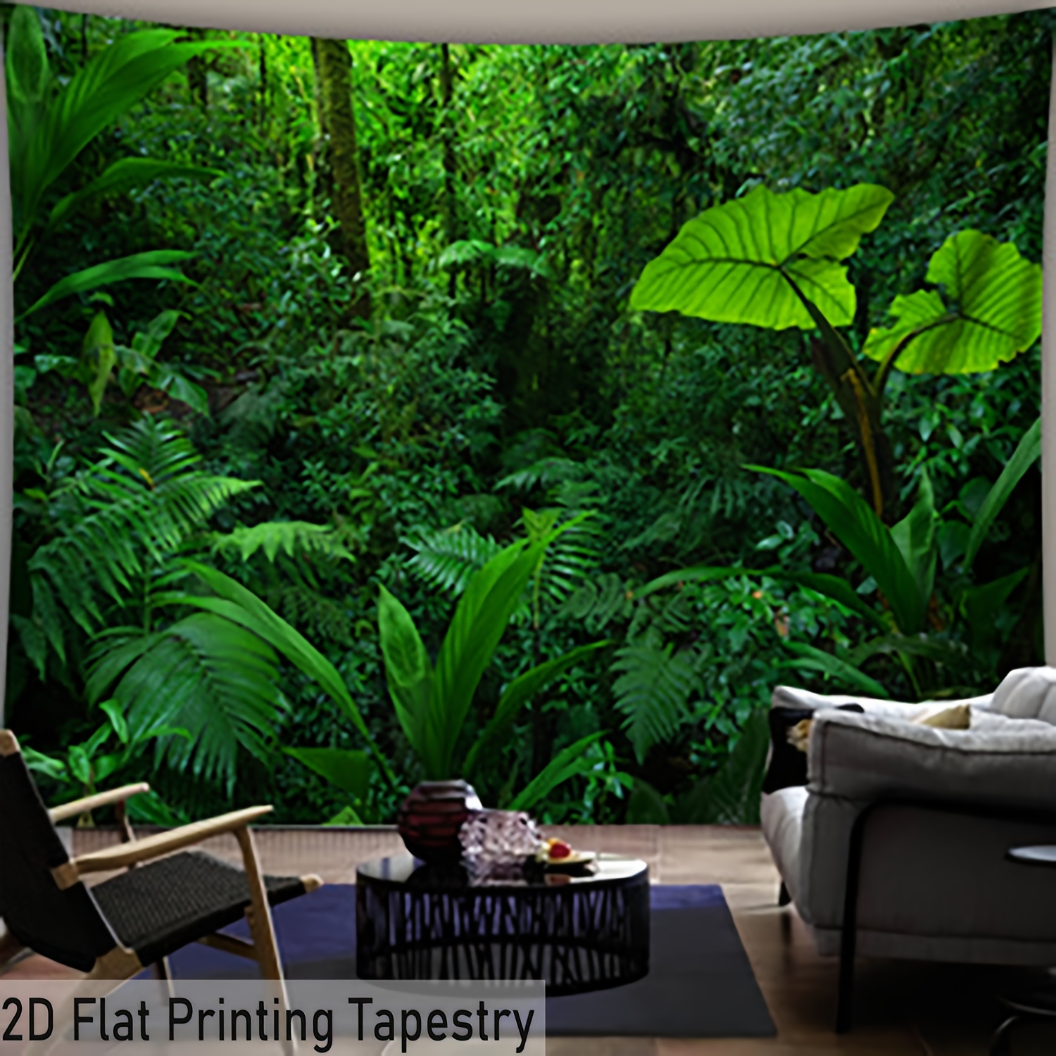 TEMU 2d Flat - 2d Flat - [2d Flat Printing] 1pc Fresh Aesthetics Print Tapestry Polyester Printing Tapestry Birthday Gift Room Decoration Party