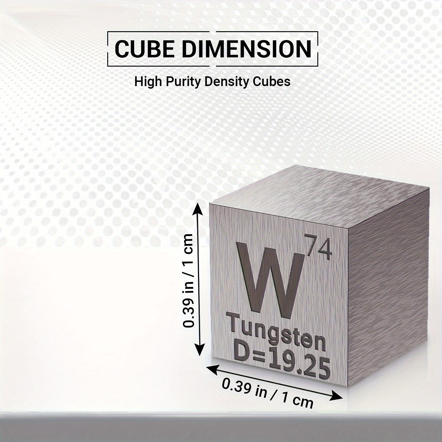 Top Engraved Tungsten Cubes