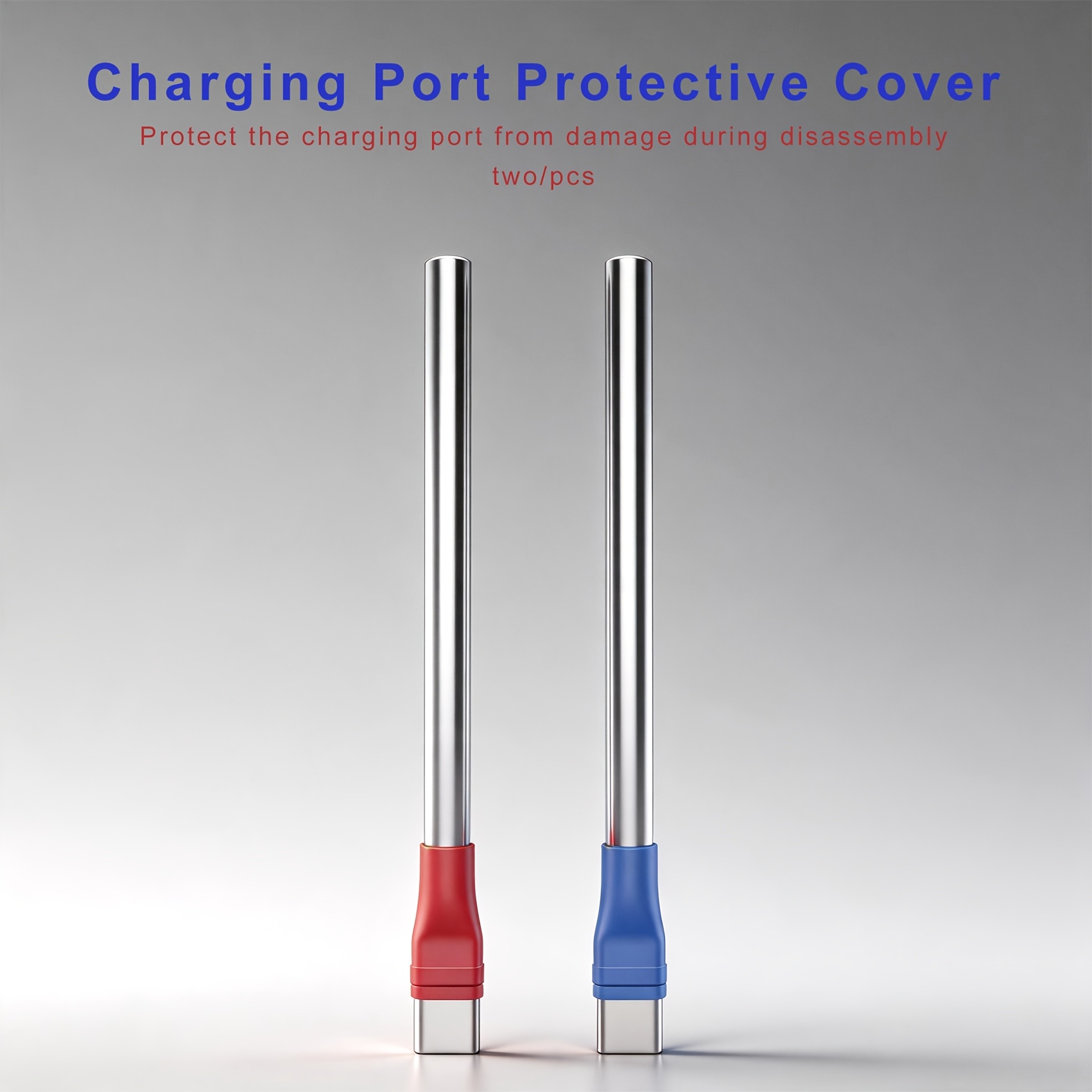 TEMU 2pcs Type-c Port Repair Protective Cover Handle, Heat-resistant And Anti-melting, For Repairs. Suitable For Mobile Phone Maintenance And