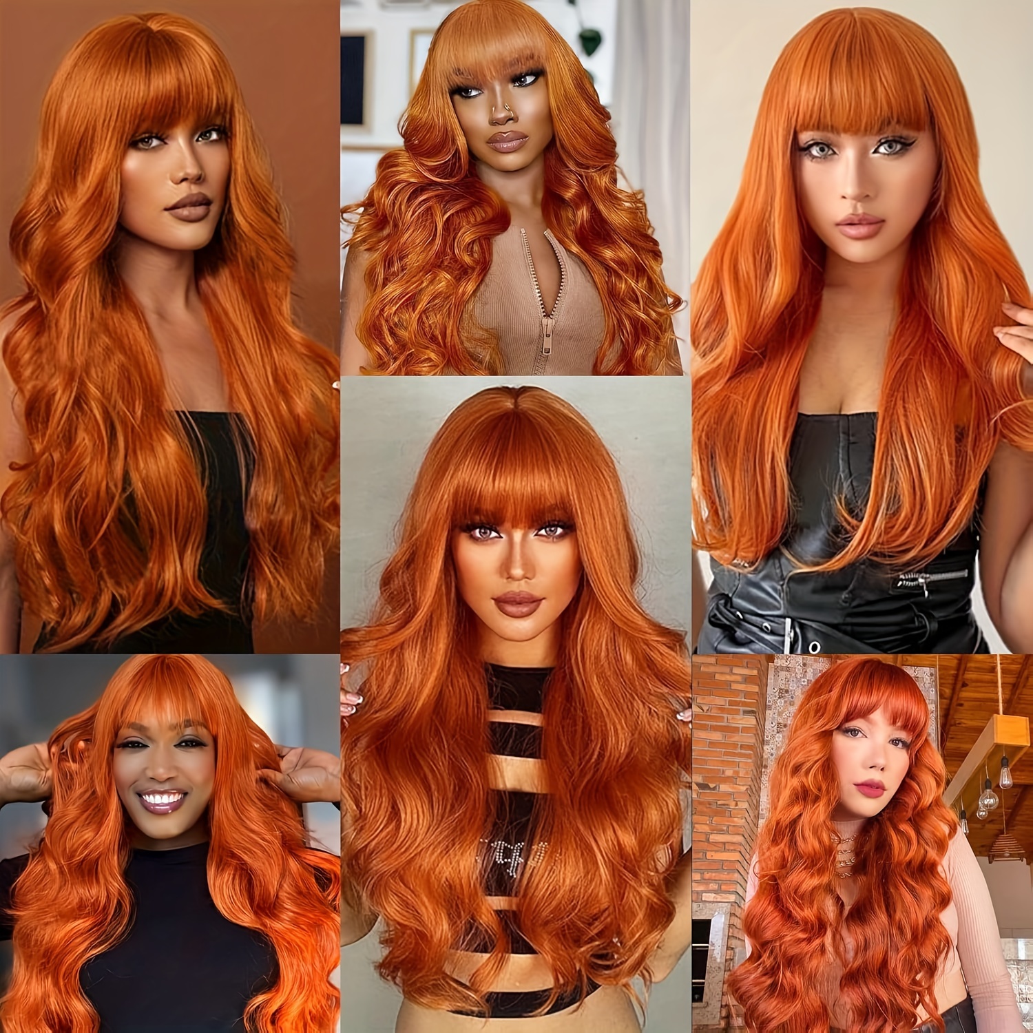 ginger body wave lace front wig glueless human hair 13x6 hd 