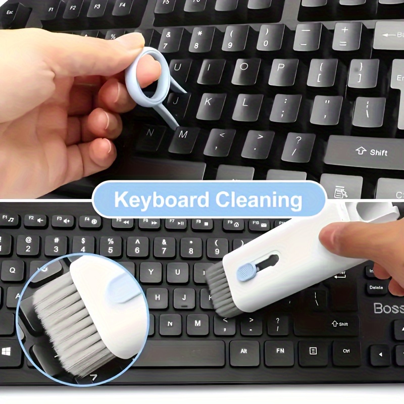 7 in 1 multi purpose cleaning kit for keyboards earphones screens nylon brushes for detailed cleaning ideal for phone keycaps crevice details details 4