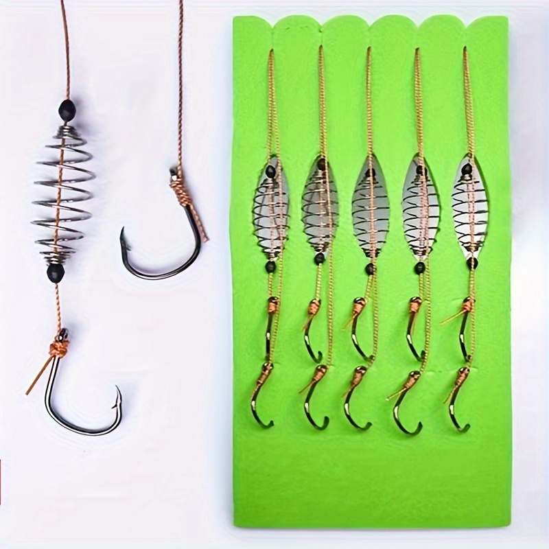 Fishing Soft Bait Spring Centering Pin Crank Hook Soft Bait - Temu
