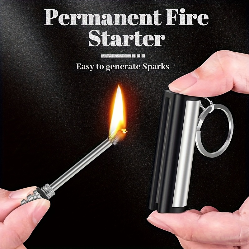 5/10/20-count Perpetual Match, Portable Waterproof Emergency Survival Matches, Suitable for Outdoor Camping, An Ideal Gift for Fathers And Husbands, Unlimited Use - No Batteries Required (fuel Not Included).,: Flash